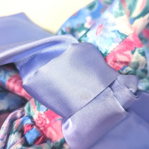 Vtg Bryan Dress Girls Sz 8 Floral Tea Party Fancy Princess 90s - Picture 6 of 7